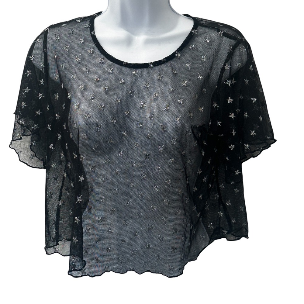 Y2k whimsical stars crop top - Picture 8 of 8